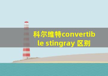 科尔维特convertible stingray 区别